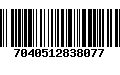 Código de Barras 7040512838077