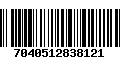 Código de Barras 7040512838121