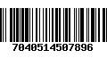 Código de Barras 7040514507896