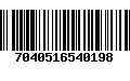 Código de Barras 7040516540198