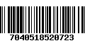 Código de Barras 7040518520723