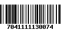 Código de Barras 7041111130074