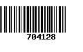 Código de Barras 704128