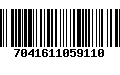 Código de Barras 7041611059110