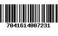 Código de Barras 7041614007231