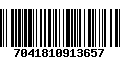 Código de Barras 7041810913657