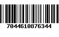 Código de Barras 7044610876344