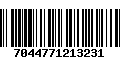 Código de Barras 7044771213231