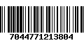 Código de Barras 7044771213804