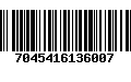 Código de Barras 7045416136007