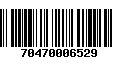 Código de Barras 70470006529