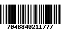 Código de Barras 7048840211777