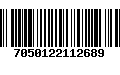 Código de Barras 7050122112689