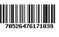 Código de Barras 70526476171039