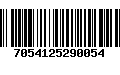 Código de Barras 7054125290054