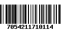 Código de Barras 7054211710114