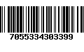 Código de Barras 7055334303399