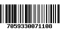 Código de Barras 7059330071108