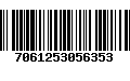 Código de Barras 7061253056353