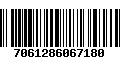 Código de Barras 7061286067180