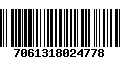 Código de Barras 7061318024778