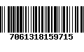 Código de Barras 7061318159715