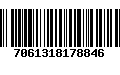 Código de Barras 7061318178846