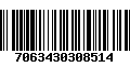Código de Barras 7063430308514
