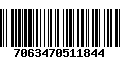 Código de Barras 7063470511844