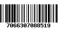 Código de Barras 7066307088519