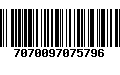 Código de Barras 7070097075796