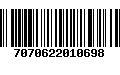 Código de Barras 7070622010698