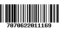 Código de Barras 7070622011169