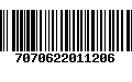 Código de Barras 7070622011206