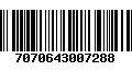 Código de Barras 7070643007288