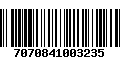 Código de Barras 7070841003235