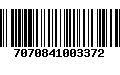 Código de Barras 7070841003372