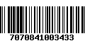 Código de Barras 7070841003433