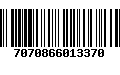 Código de Barras 7070866013370