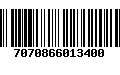 Código de Barras 7070866013400