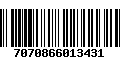 Código de Barras 7070866013431