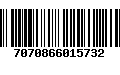 Código de Barras 7070866015732