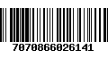 Código de Barras 7070866026141