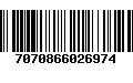 Código de Barras 7070866026974