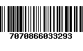 Código de Barras 7070866033293