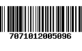 Código de Barras 7071012005096