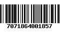 Código de Barras 7071864001857