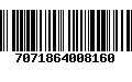 Código de Barras 7071864008160