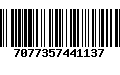 Código de Barras 7077357441137