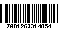 Código de Barras 7081263314854